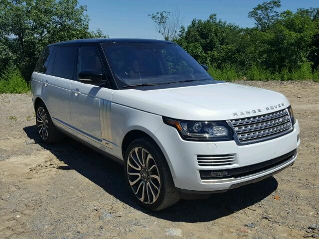 SALGV5FE4HA327662 - 2017 LAND ROVER RANGE ROVE WHITE photo 1