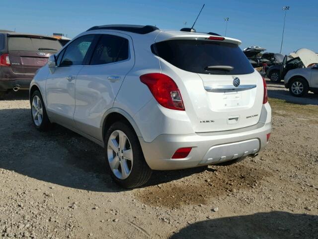 KL4CJCSB9FB241332 - 2015 BUICK ENCORE WHITE photo 3