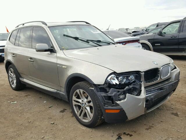 WBXPC93468WJ11642 - 2008 BMW X3 GOLD photo 1