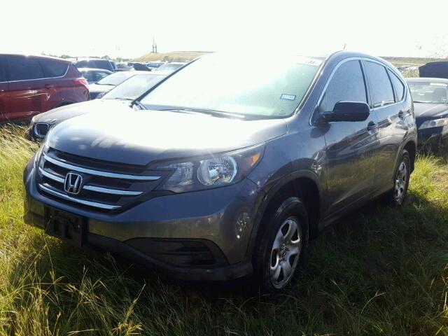 3CZRM3H30EG706815 - 2014 HONDA CR-V GRAY photo 2