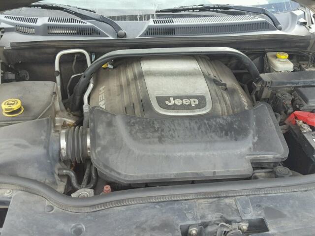 1J8HH58247C673387 - 2007 JEEP COMMANDER GRAY photo 7