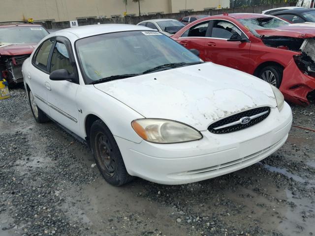 1FAFP5220YA183400 - 2000 FORD TAURUS LX WHITE photo 1