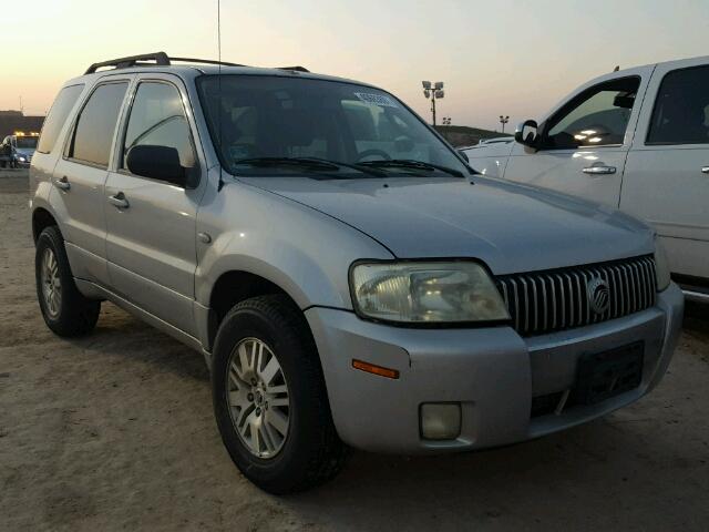 4M2YU56146KJ15633 - 2006 MERCURY MARINER SILVER photo 1