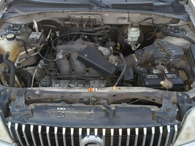 4M2YU56146KJ15633 - 2006 MERCURY MARINER SILVER photo 7