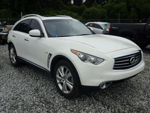 JN8CS1MU5FM381909 - 2015 INFINITI QX70 WHITE photo 1