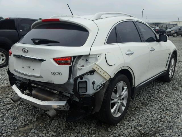 JN8CS1MU5FM381909 - 2015 INFINITI QX70 WHITE photo 4