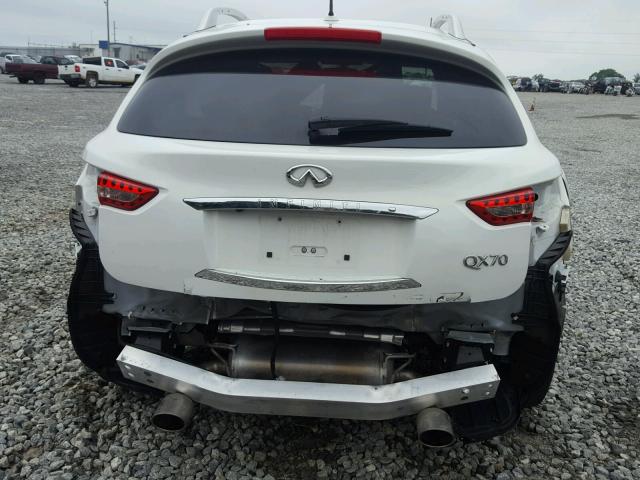 JN8CS1MU5FM381909 - 2015 INFINITI QX70 WHITE photo 9