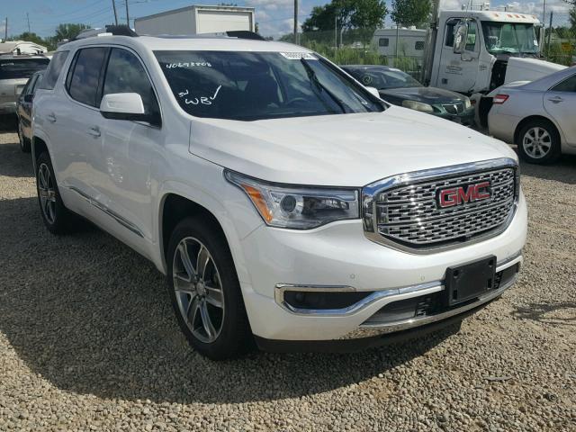 1GKKNPLSXJZ110748 - 2018 GMC ACADIA DEN WHITE photo 1