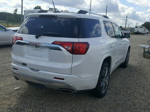 1GKKNPLSXJZ110748 - 2018 GMC ACADIA DEN WHITE photo 4