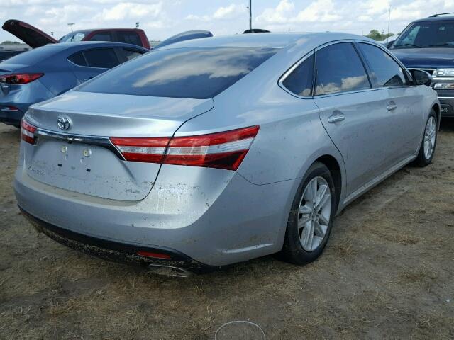 4T1BK1EB7EU083764 - 2014 TOYOTA AVALON SILVER photo 4