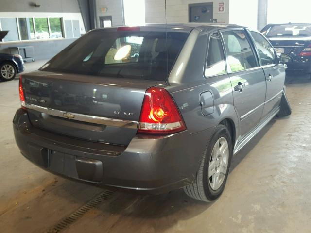 1G1ZT61826F261313 - 2006 CHEVROLET MALIBU MAX ნაცრისფერი ფოტო 4