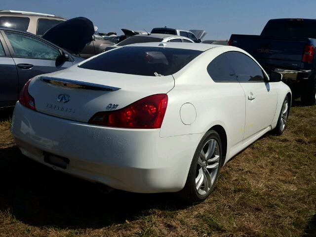 JNKCV64E39M603035 - 2009 INFINITI G37 WHITE photo 4