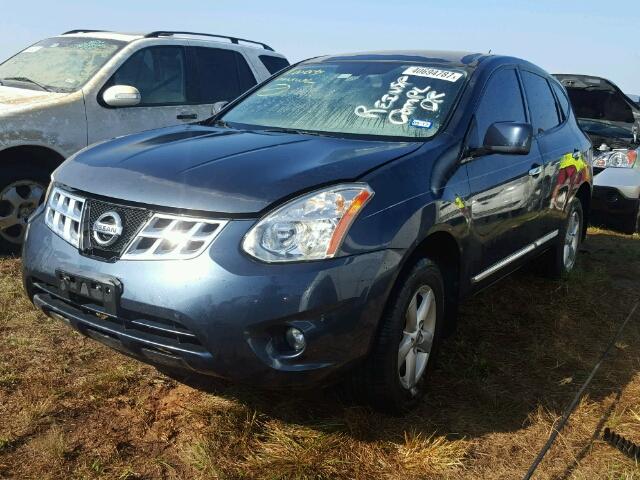 JN8AS5MV2DW622706 - 2013 NISSAN ROGUE S BLUE photo 2