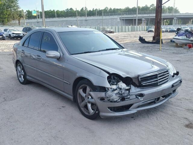 WDBRF52HX6F746675 - 2006 MERCEDES-BENZ C GENERATI GRAY photo 1