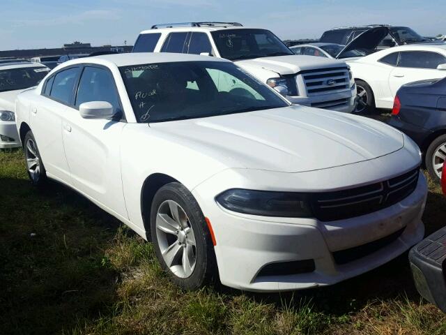 2C3CDXBG6FH918915 - 2015 DODGE CHARGER SE WHITE photo 1