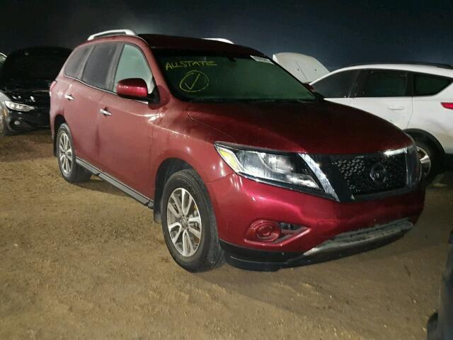 5N1AR2MN8DC664817 - 2013 NISSAN PATHFINDER RED photo 1