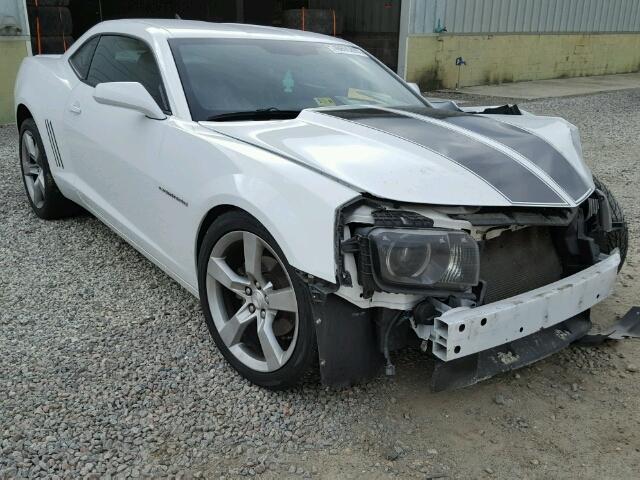 2G1FC1ED5B9179009 - 2011 CHEVROLET CAMARO LT WHITE photo 1