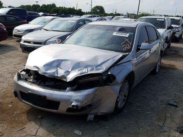 2G1WD58C689118395 - 2008 CHEVROLET IMPALA SUP SILVER photo 2