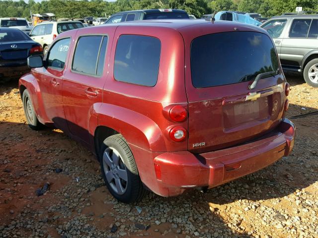3GNCA13D08S719758 - 2008 CHEVROLET HHR LS წითელი ფოტო 3