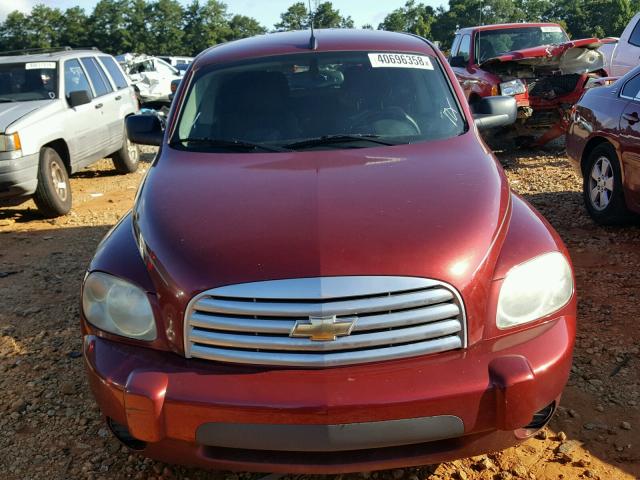 3GNCA13D08S719758 - 2008 CHEVROLET HHR LS წითელი ფოტო 9