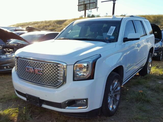 1GKS1CKJ1FR622936 - 2015 GMC YUKON WHITE photo 2