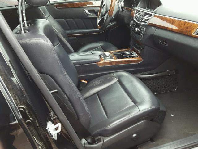 WDDHF5KB5DA670498 - 2013 MERCEDES-BENZ E BLACK photo 5