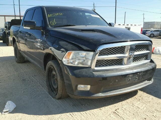 1D7RB1CT1AS176449 - 2010 DODGE RAM 1500 BLACK photo 1