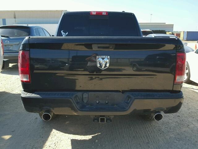 1D7RB1CT1AS176449 - 2010 DODGE RAM 1500 BLACK photo 9