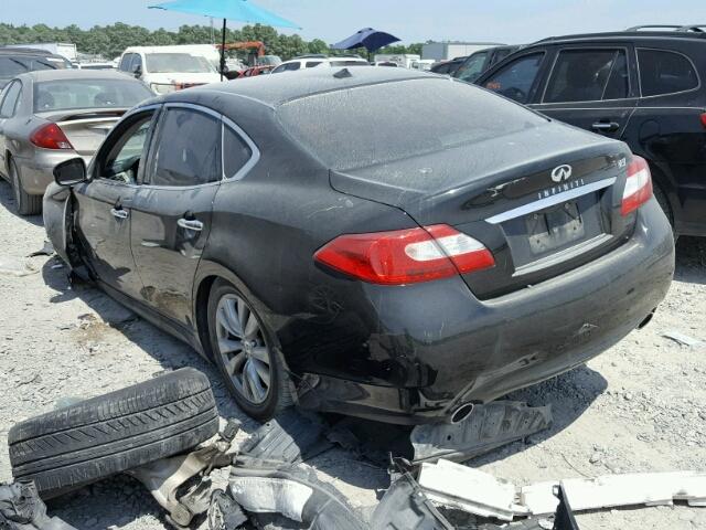 JN1BY1AP6CM331992 - 2012 INFINITI M37 BLACK photo 3