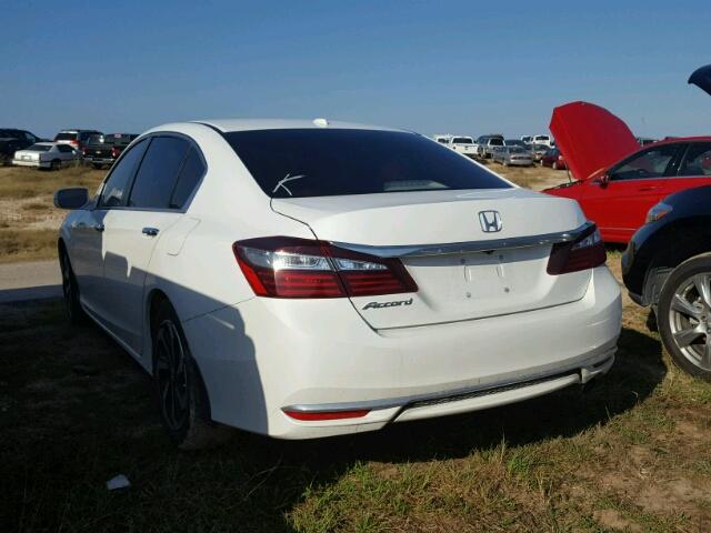 1HGCR2F85GA023727 - 2016 HONDA ACCORD EXL WHITE photo 3