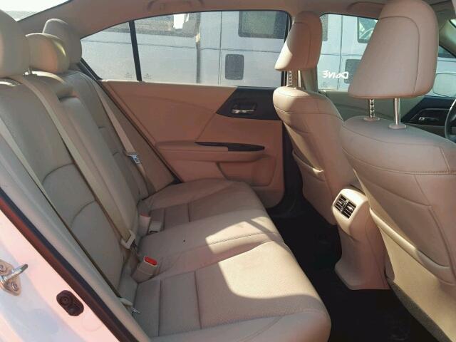 1HGCR2F85GA023727 - 2016 HONDA ACCORD EXL Biały zdjęcie 6