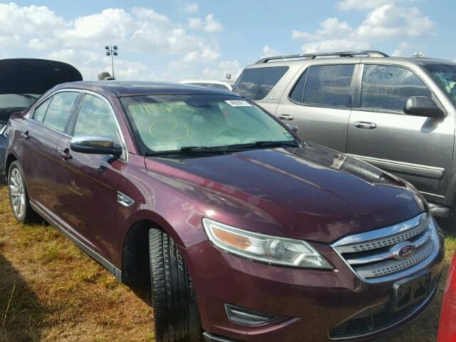 1FAHP2FWXBG131491 - 2011 FORD TAURUS BURGUNDY photo 1