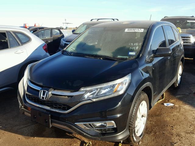 3CZRM3H51GG723160 - 2016 HONDA CR-V EX BLACK photo 2