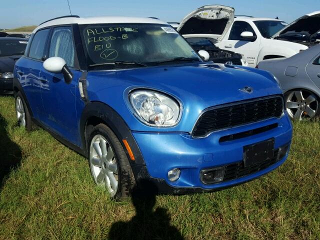 WMWZC3C57CWL87524 - 2012 MINI COOPER S C BLUE photo 1