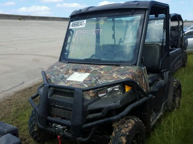 3NSRMA572FE816083 - 2015 POLARIS RANGER GREEN photo 2