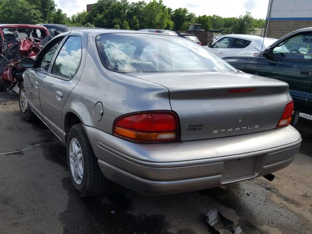 1B3EJ46X2XN532783 - 1999 DODGE STRATUS GRAY photo 3