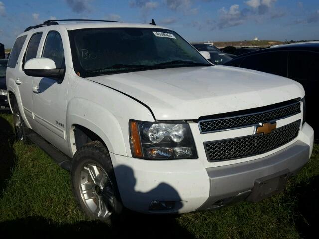 1GNSKBE03CR313249 - 2012 CHEVROLET TAHOE K150 WHITE photo 1