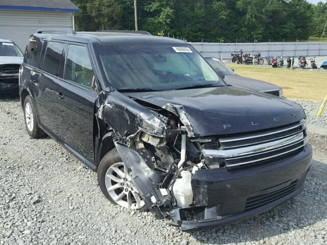 2FMGK5B83DBD24259 - 2013 FORD FLEX SE BLACK photo 1