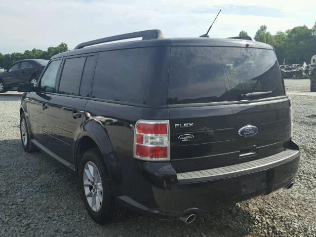 2FMGK5B83DBD24259 - 2013 FORD FLEX SE BLACK photo 3