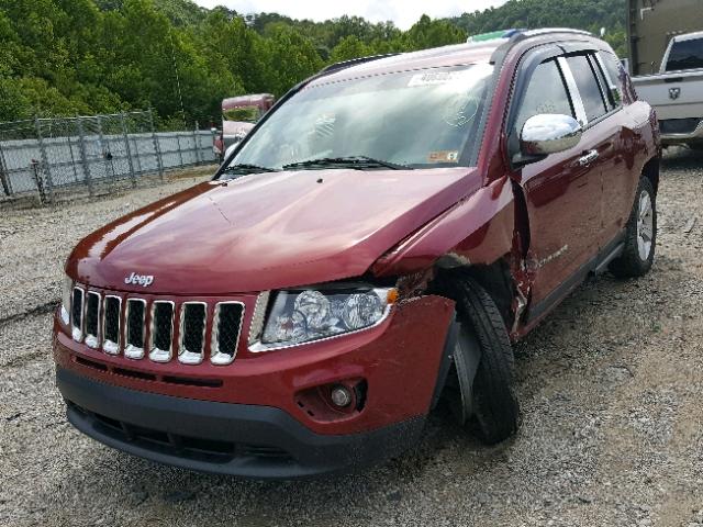 1J4NF1FB7BD209955 - 2011 JEEP COMPASS SP RED photo 2
