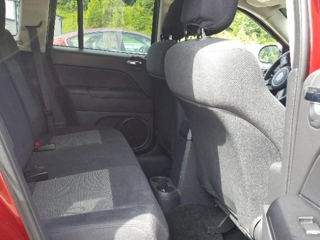 1J4NF1FB7BD209955 - 2011 JEEP COMPASS SP RED photo 6