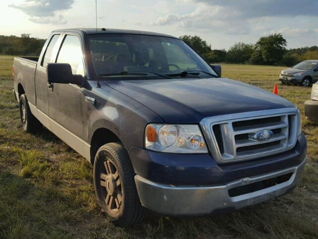 1FTRX12W17NA52406 - 2007 FORD F150 BLUE photo 1