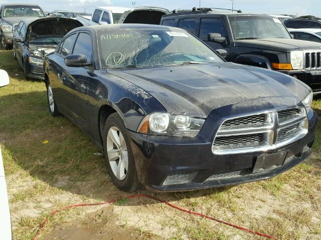 2C3CDXBG5CH142045 - 2012 DODGE CHARGER SE BLACK photo 1