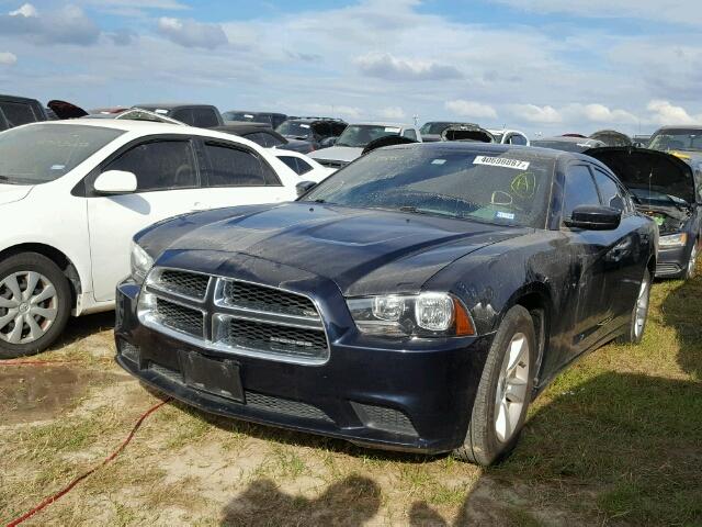 2C3CDXBG5CH142045 - 2012 DODGE CHARGER SE BLACK photo 2