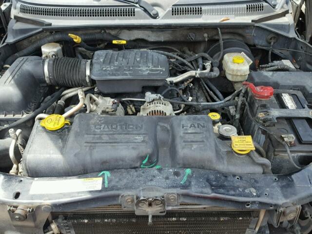 1D7HG32N54S646983 - 2004 DODGE DAKOTA SPO BLACK photo 7