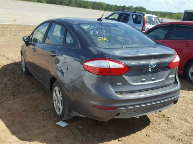 3FADP4BJ3GM104537 - 2016 FORD FIESTA GRAY photo 3