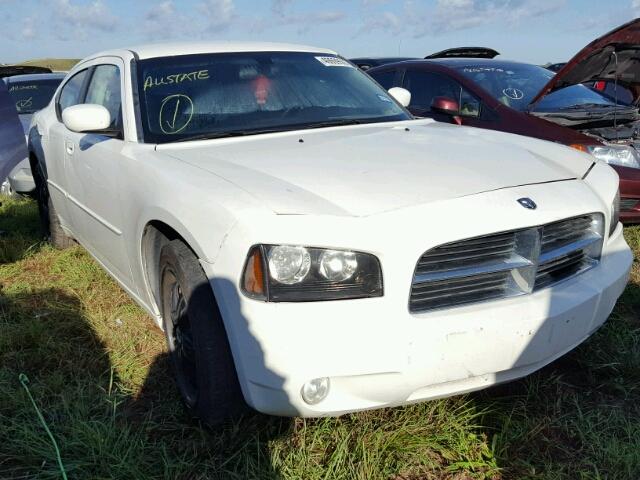 2B3CA3CV7AH126826 - 2010 DODGE CHARGER WHITE photo 1