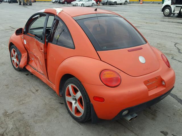 3VWCD21CX2M430069 - 2002 VOLKSWAGEN NEW BEETLE 红色 照片 3