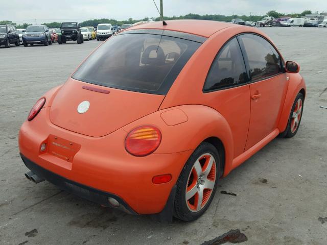 3VWCD21CX2M430069 - 2002 VOLKSWAGEN NEW BEETLE 红色 照片 4