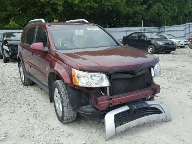 2CKDL63F376224319 - 2007 PONTIAC TORRENT MAROON photo 1